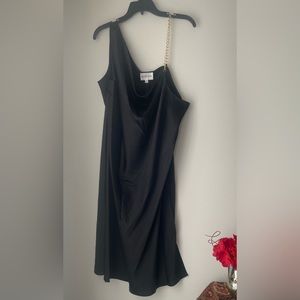Olive + Oak Black Plus Sleeveless Dress Size 3X